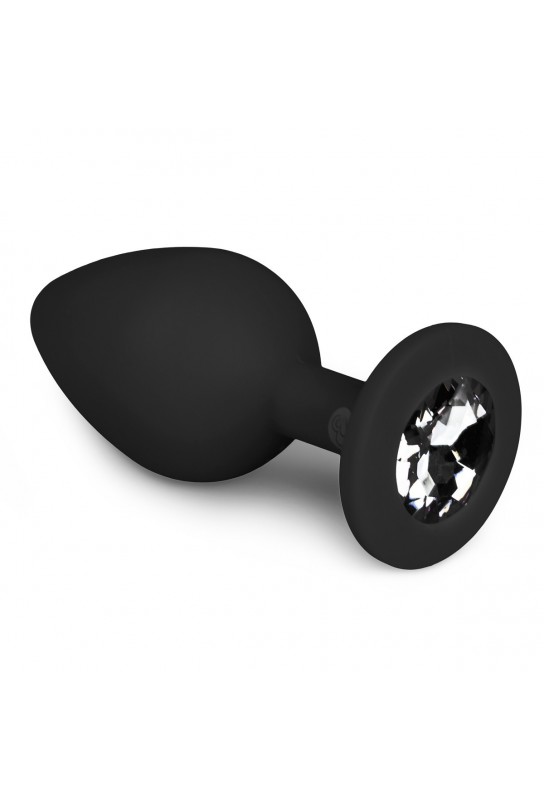 Plug bijou Diamond noir 7 x 3.3cm 