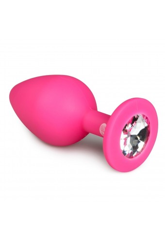 Plug Bijou Diamond Rose 7 x 3.3cm 
