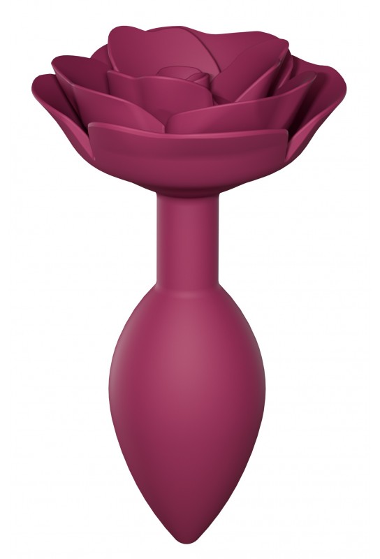 Plug anal bijou Open Roses M 8 x 3.3cm Rose 
