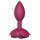 Plug anal bijou Open Roses M 8 x 3.3cm Rose 