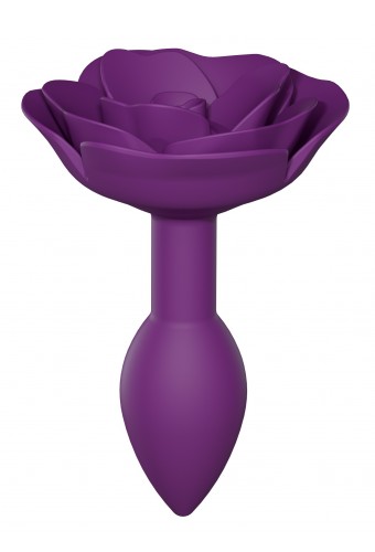Plug anal Bijou Open Roses S 8 x 2.9cm Violet 
