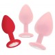 Plug diamond Regular – 6.5 x 2.8 cm Rouge 