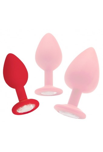 Plug diamond Regular – 6.5 x 2.8 cm Rouge 