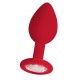 Plug diamond Regular – 6.5 x 2.8 cm Rouge 