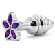 Plug bijou Star 6.5 x 2.8cm Violet 