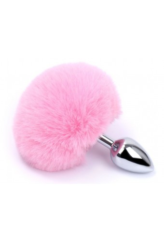 Plug Queue de lapin Bunny Tail 6 x 2.7 cm Rose 