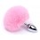 Plug Queue de lapin Bunny Tail 6 x 2.7 cm Rose