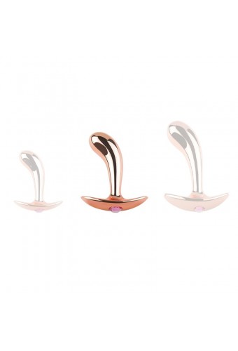 Plug bijou en métal INCURVE M 9 x 2.8cm 