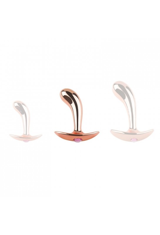 Plug bijou en métal INCURVE M 9 x 2.8cm 