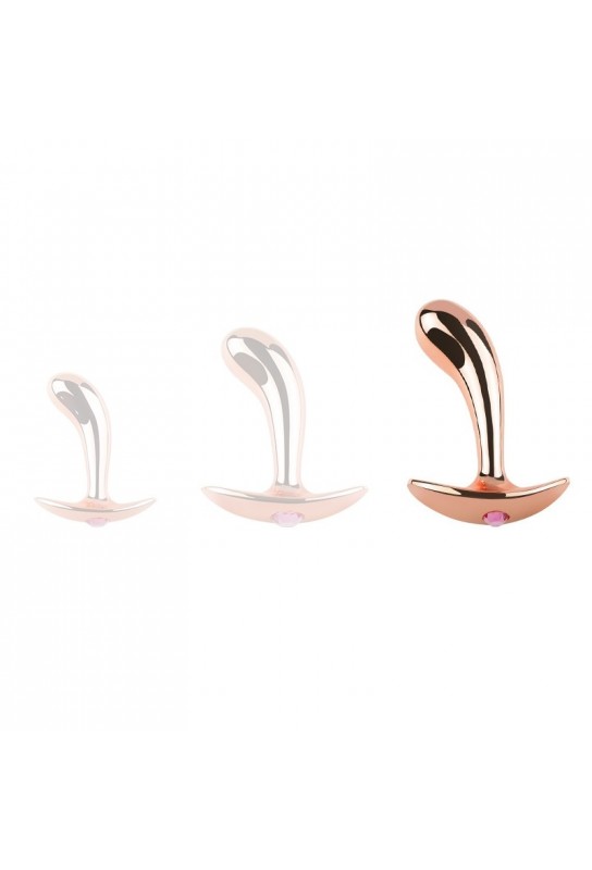 Plug bijou en métal Incurve L 12 x 3.5cm 