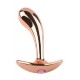 Plug bijou en métal Incurve L 12 x 3.5cm 