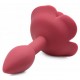 Plug Bijou Silicone Booty Blum avec Rose 7.5 x 3cm 