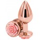 Plug Bijou Rear M 7 x 3.4cm Rose-Rose 