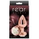Plug Bijou REAR M 7 x 3.4cm Rose-Blanc 
