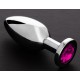 Plug bijou anal Butty L 9 x 3.8cm Rose 