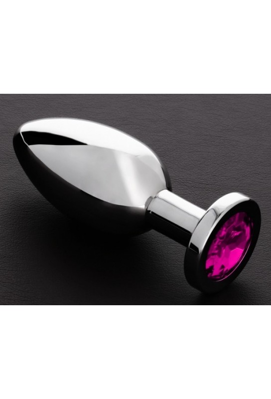 Plug bijou anal Butty L 9 x 3.8cm Rose 