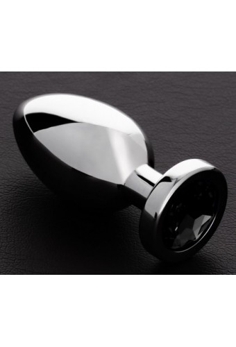 Plug bijou anal Butty S 5 x 2.5cm Noir 