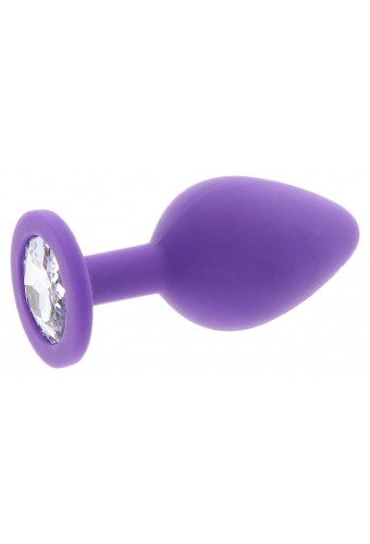 Plug Bijou Diamond Booty M 7 x 3.5cm Violet 
