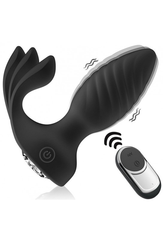 Plug Vibrant Curved Conik 8 x 3.5cm Noir 