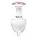 Plug Bijou en verre Diamond Glassy L 8.5 x 4cm 