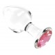 Plug Bijou en verre Diamond Glassy L 8.5 x 4cm 