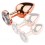 Plug Bijou anal PinkyGold L 8.5 x 4cm Bijou transparent