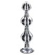 Plug Bijou Diamond Star Beads L 12 x 2.9cm 