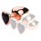 Plug Bijou Anal Gold Heart L 8 x 4.1cm Noir