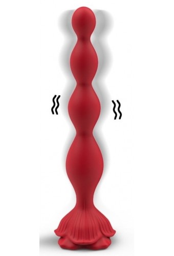 Plug vibrant Beely Vibe 16 x 3.2 cm Rose foncé-Noir 