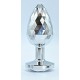 Plug Bijou IKONIK DIAMOND L 8 x 4 cm Argent 