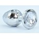 Plug Bijou IKONIK DIAMOND L 8 x 4 cm Argent 