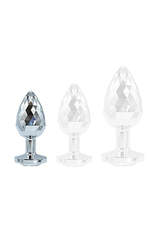 Plug Ikonik Diamond S 6 x 2.7cm Argent 