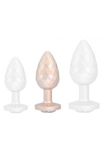 Plug Ikonik Diamond M 7 x 3.3 cm Beige 