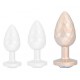 Plug Ikonik Diamond L 8 x 4 cm Beige 