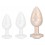 Plug Ikonik Diamond L 8 x 4 cm Beige