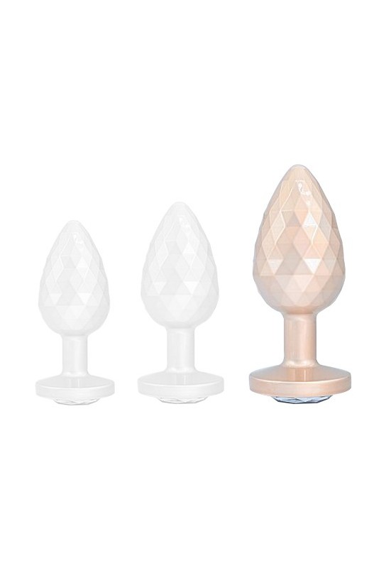 Plug Ikonik Diamond L 8 x 4 cm Beige 
