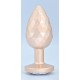 Plug Ikonik Diamond L 8 x 4 cm Beige 