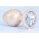 Plug Ikonik Diamond L 8 x 4 cm Beige 
