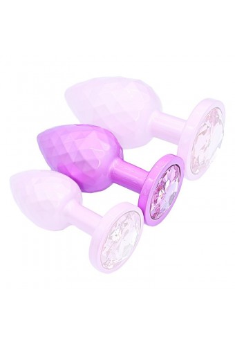 Plug Ikonik Diamond M 7 x 3.3cm Rose 