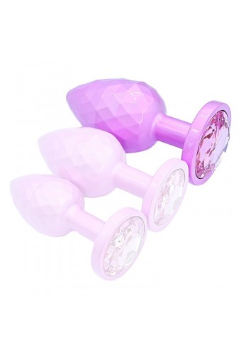 Plug Ikonik Diamond L 8 x 4 cm Rose 