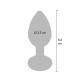 Plug Bijou Disco Diamond M 7 x 3.3 cm 
