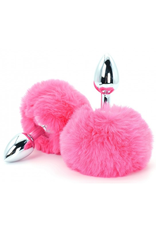 Plug Queue de Lapin Enchanting Bunnytail 5 x 2.8cm Rose 