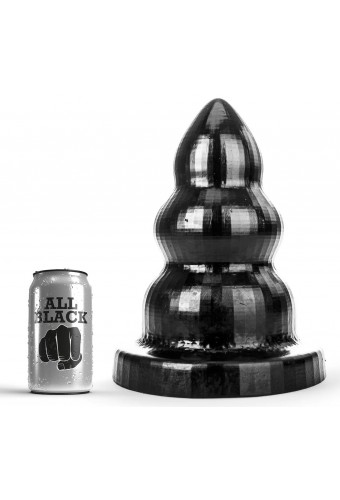 Plug AB97 Triple Pleasure L All Black 25 x 15cm 