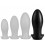 Plug Drakar Egg XL 16.5 x 7.3cm Noir