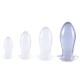 Plug Egg Clear XL 16 x 7cm Transparent 