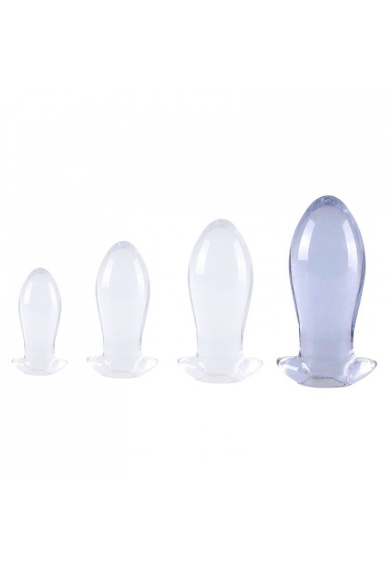 Plug Egg Clear XL 16 x 7cm Transparent 