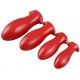 Plug Drakar Egg L 14 x 6.3cm Rouge 