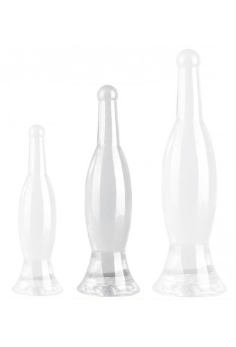 Plug transparent Bottle M 22 x 5.5cm 