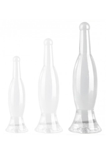 Plug transparent Bottle L 26 x 6.5cm 