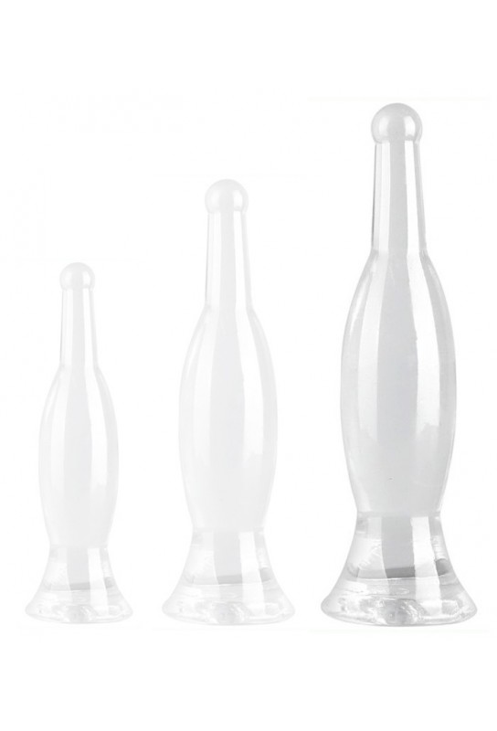 Plug transparent Bottle L 26 x 6.5cm 